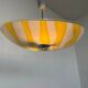 Mid-century design glass pendant by Napako, Czechoslovakia, 1970s.