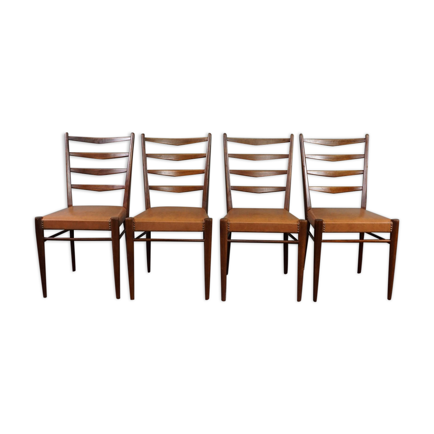Ensemble de 4 chaises de salle à manger par Cees Braakman pour Pastoe