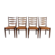 Ensemble de 4 chaises de salle à manger par Cees Braakman pour Pastoe