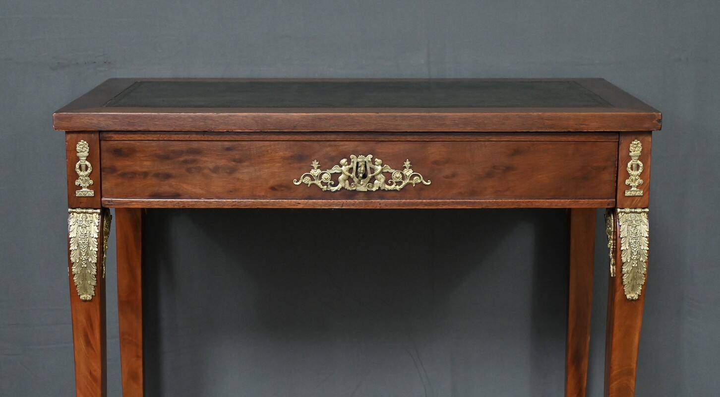 Petit Bureau Retour d’Égypte en Acajou, style Empire – Milieu XIXe