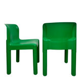 Pair of chairs Model 4875 by Carlo Bartoli for Kartell