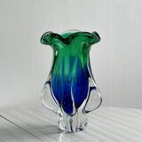 Blown glass vase