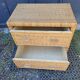 Commode rotin osier 2 tiroirs