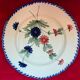 pair of flowered plates Saint Clément