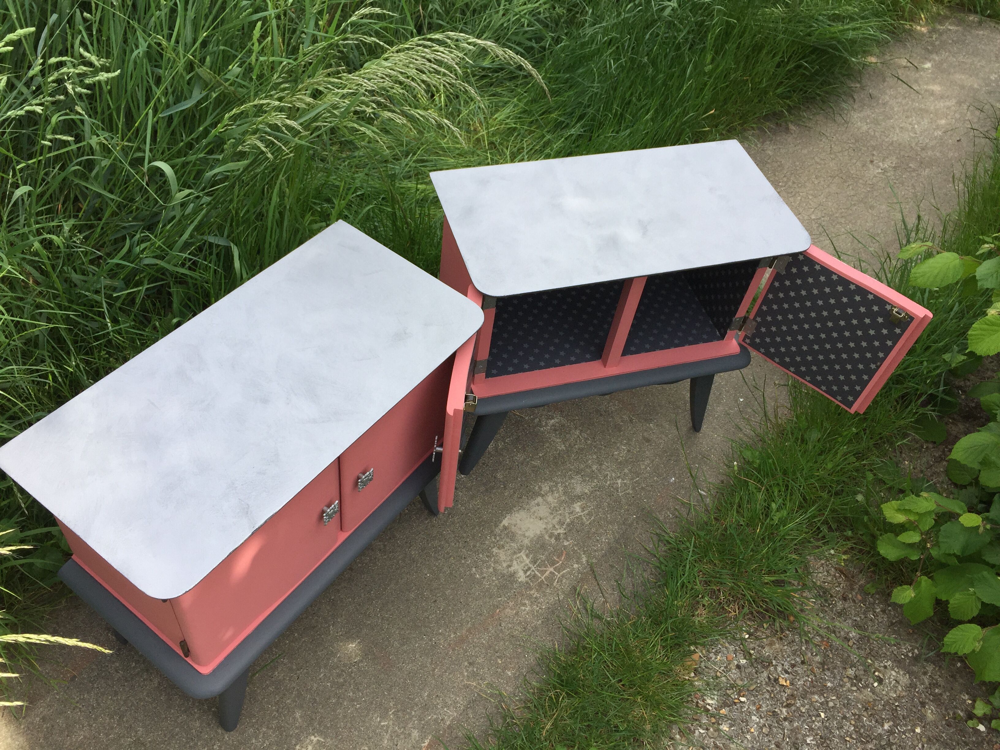 Pair of bedside starry night