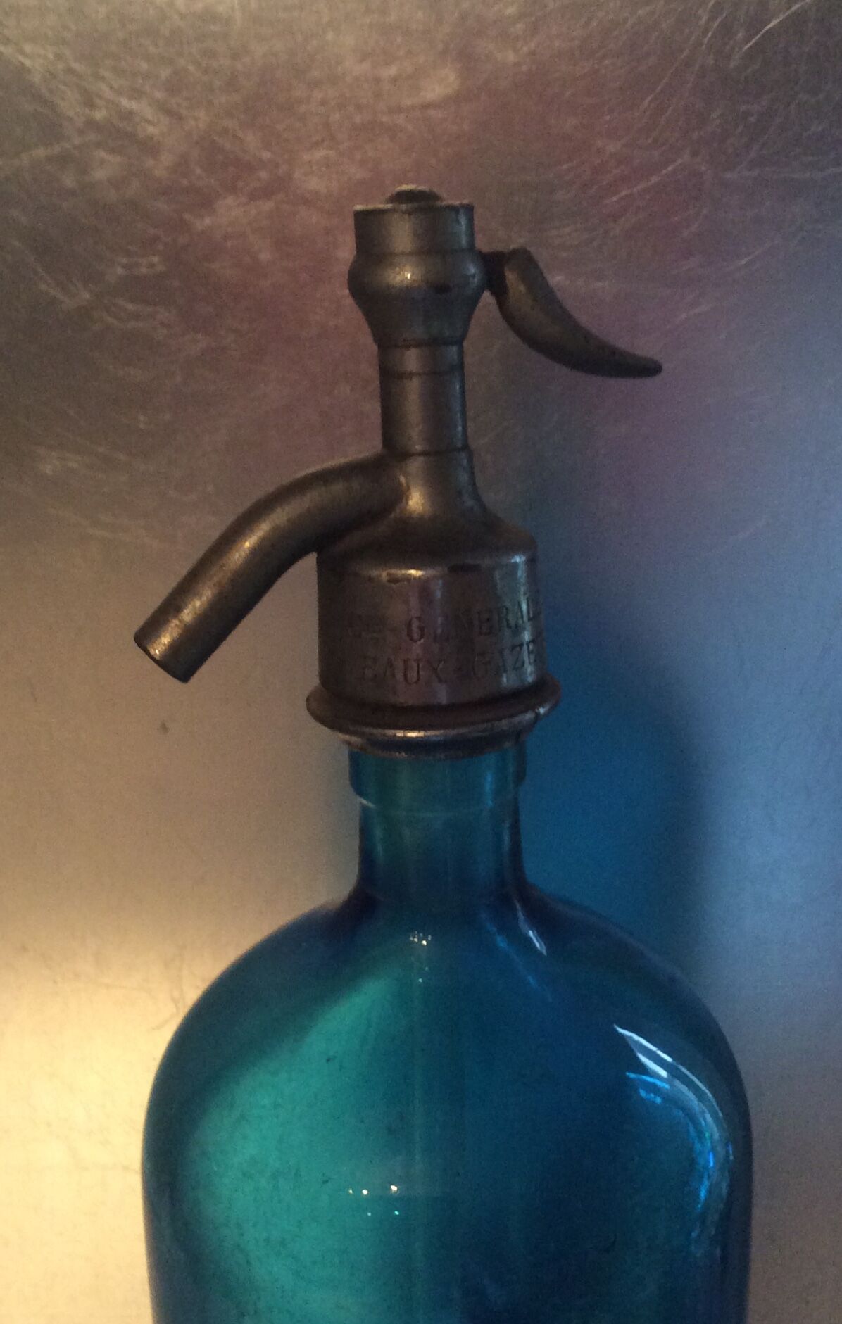 Siphon bleu, années 30