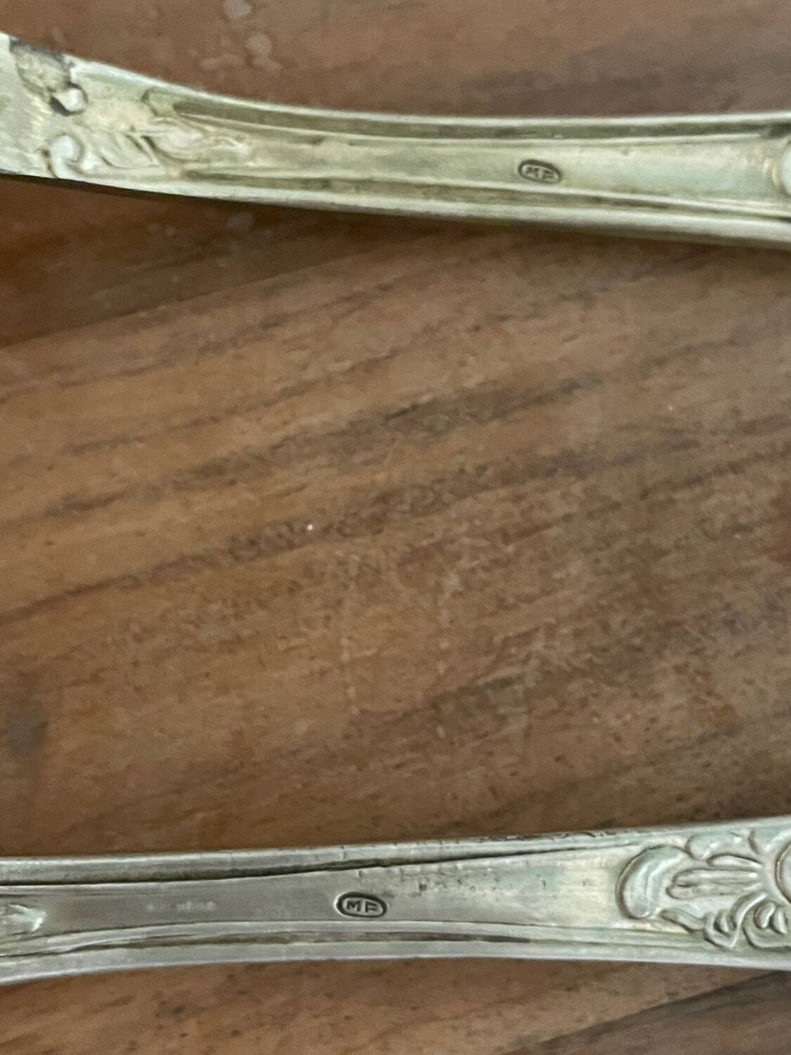 Vintage gold cutlery