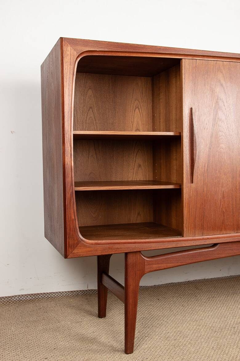 Sideboard, Danish teak Highboard, Ærthoj Jensen and Mølholm Herning 1960