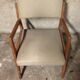 Fauteuil 1950 skaï vintage tbe