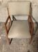 Fauteuil 1950 skaï vintage tbe