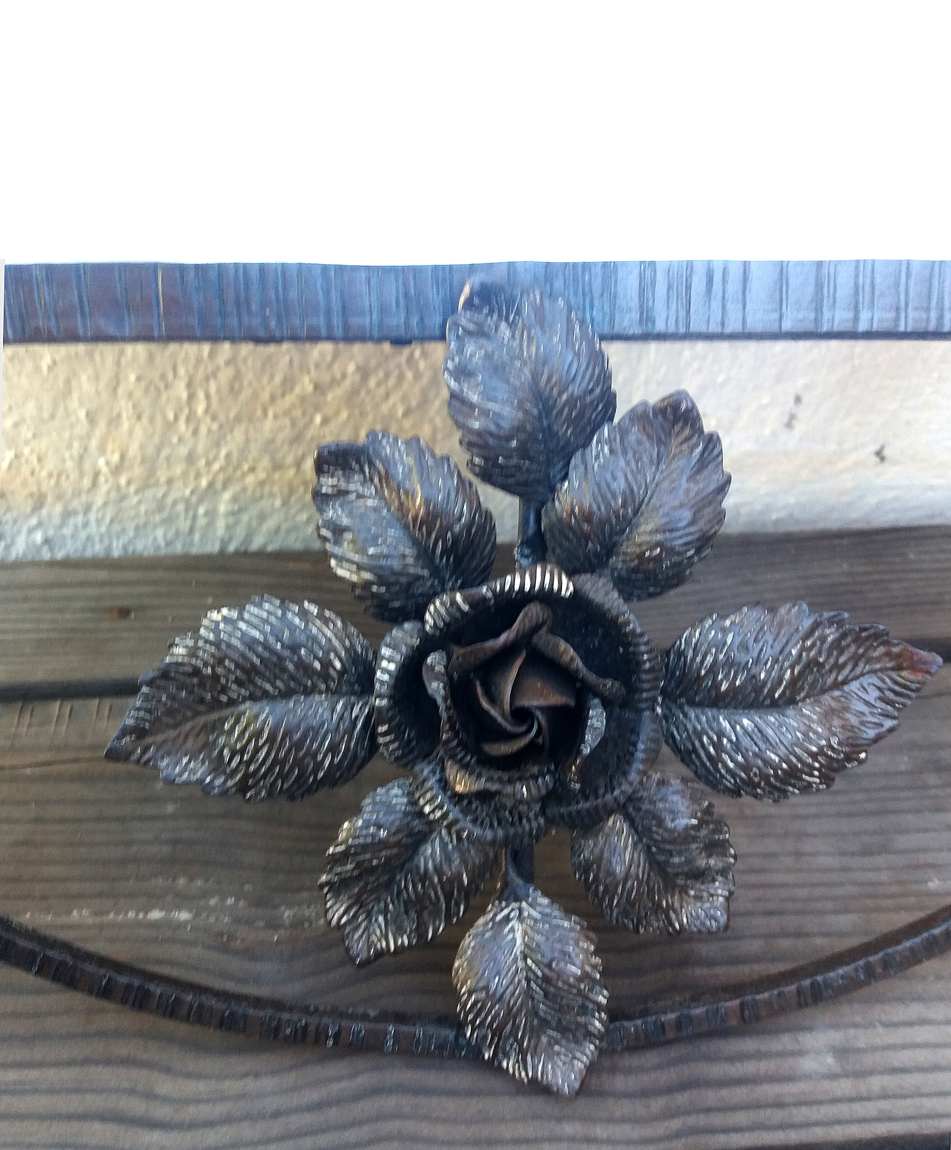 Art Deco mirror coat rack