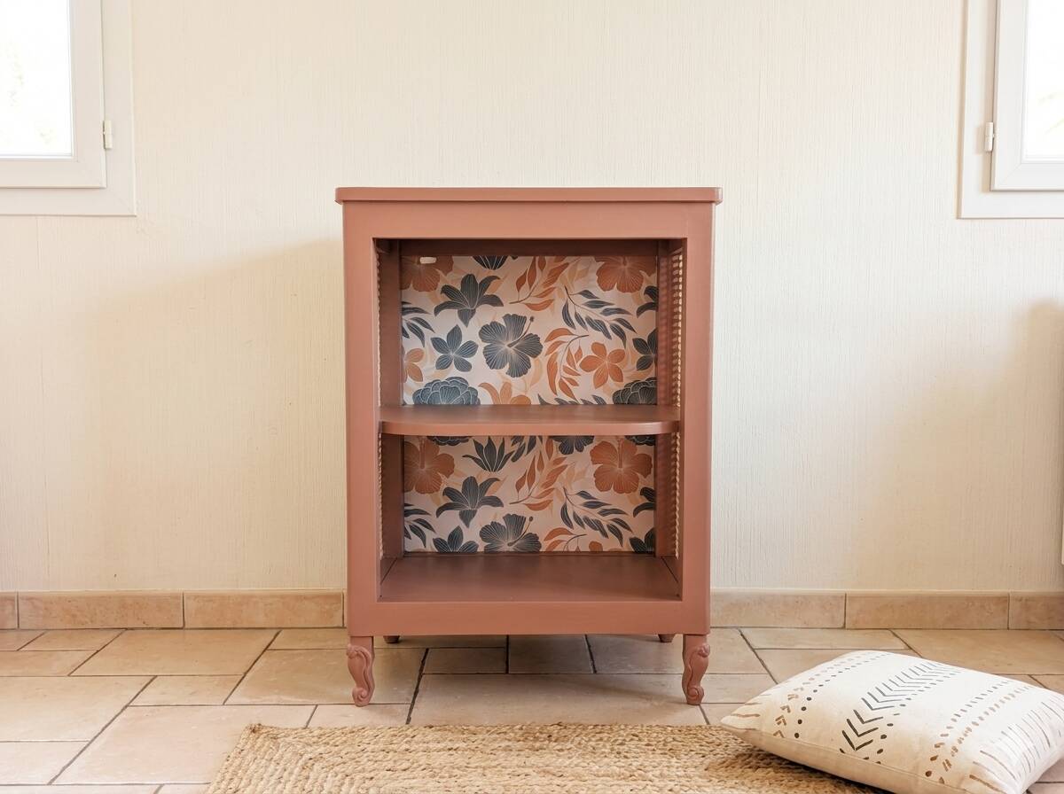 Renovated vintage side table