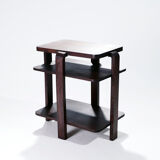 Modernist art deco mahogany side table 1940