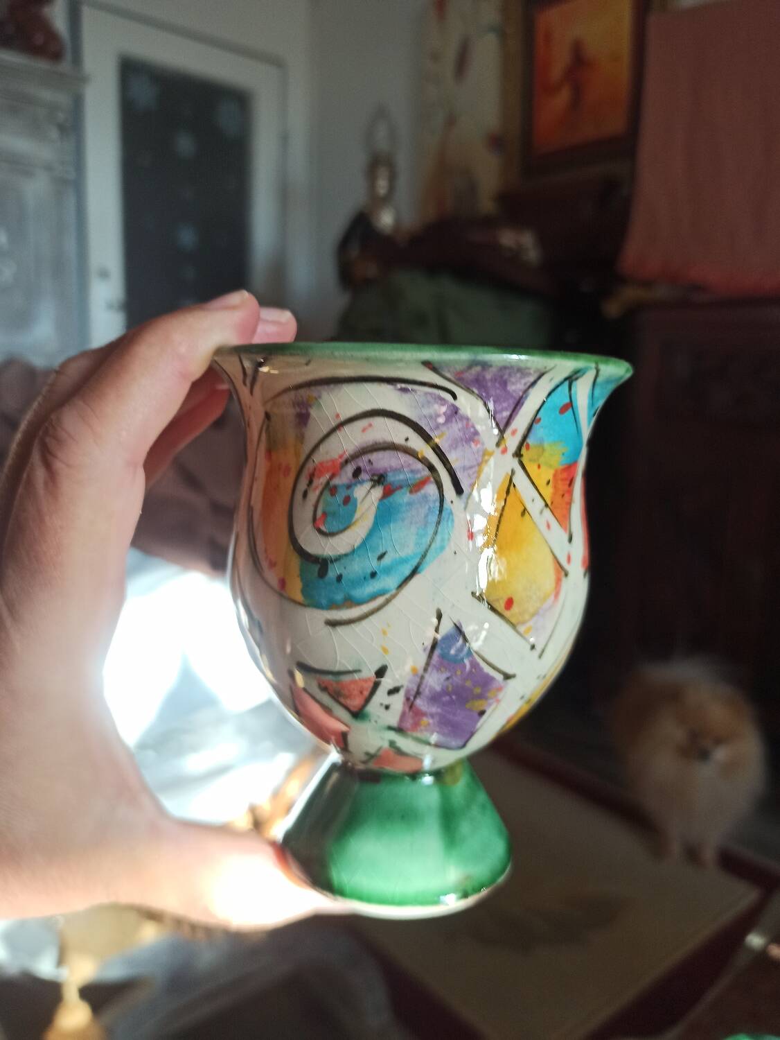 Handmade ceramic mug
