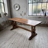 Monastery-style farmhouse table, pine, 210cm