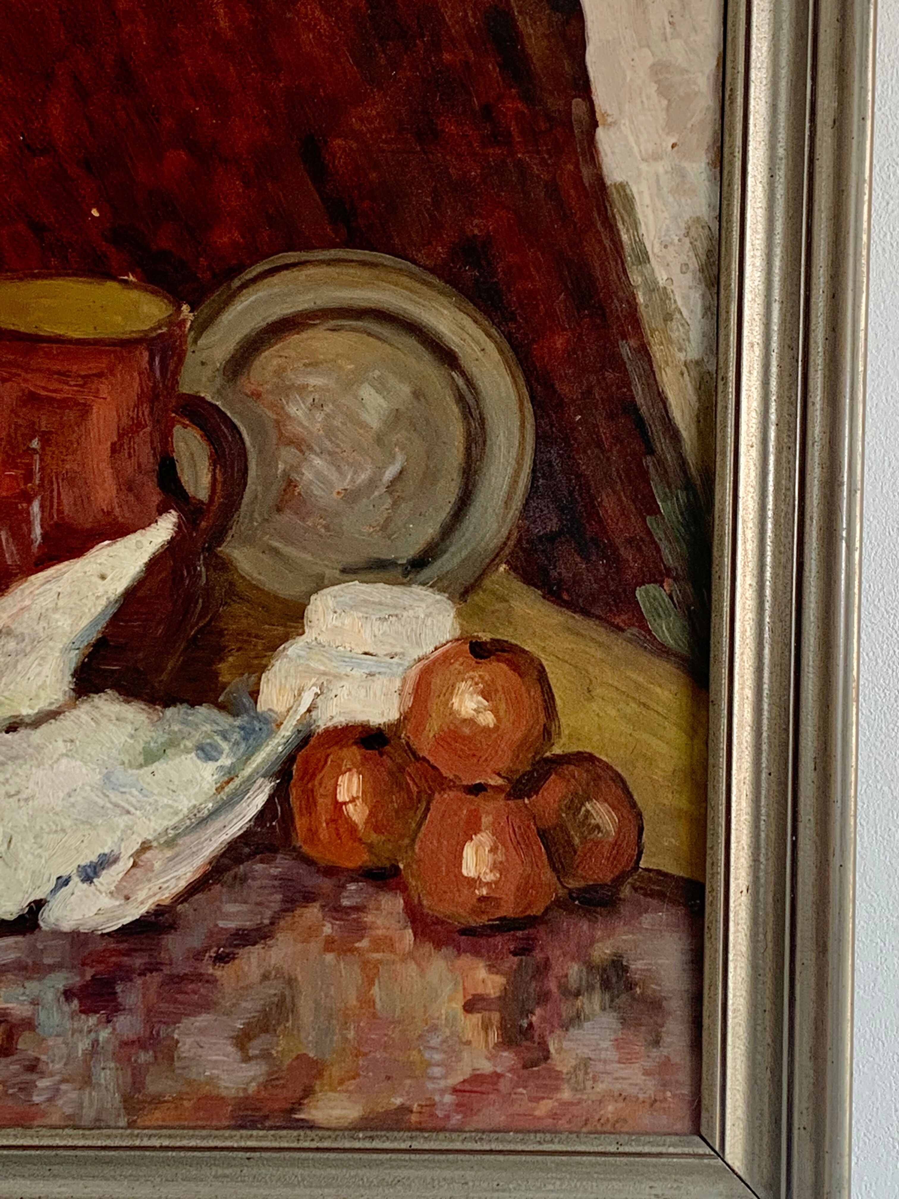Still life Oil painting, 1950s