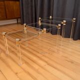 Set of 3 nesting tables, Orsenigo, Italy, 1970s