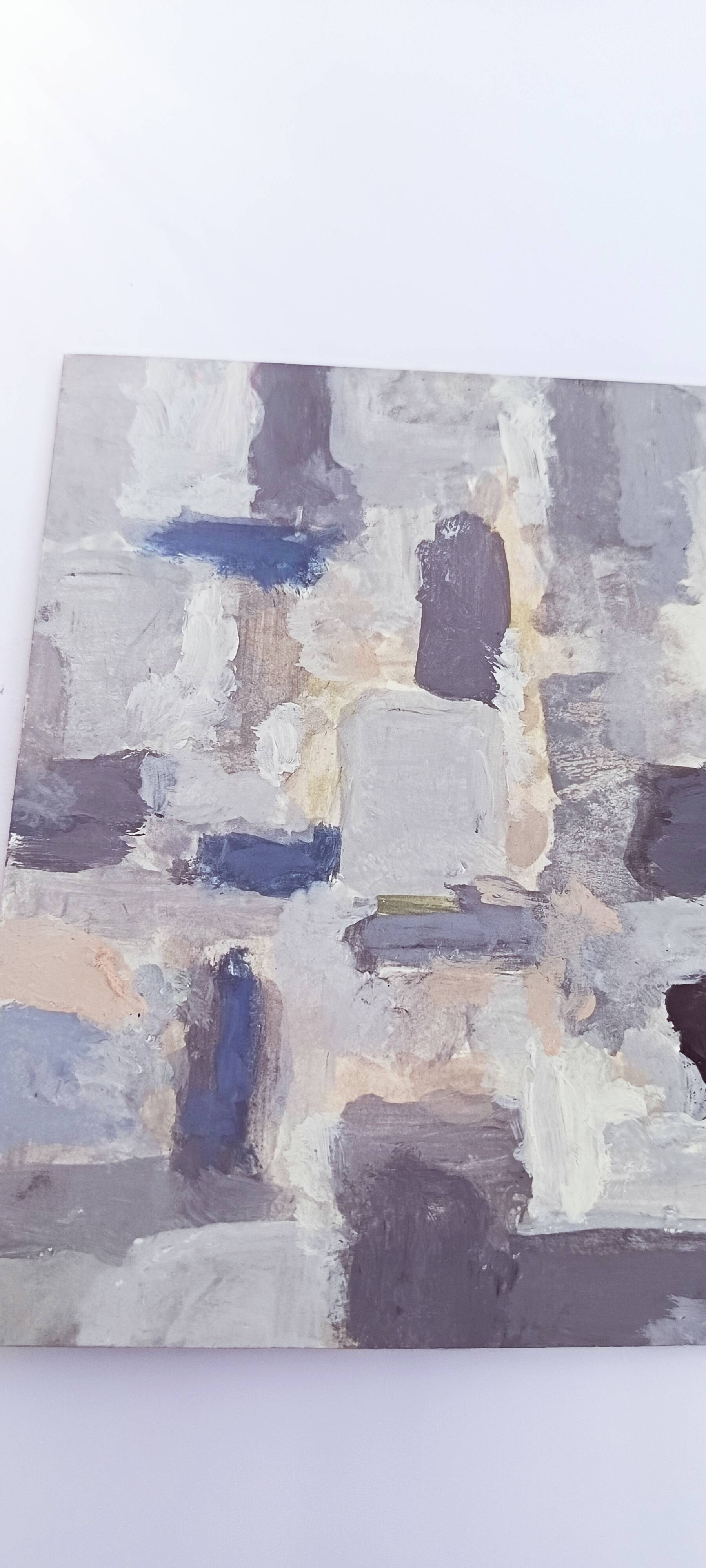 Original abstract painting – mineral composition – Nicolas de Stael