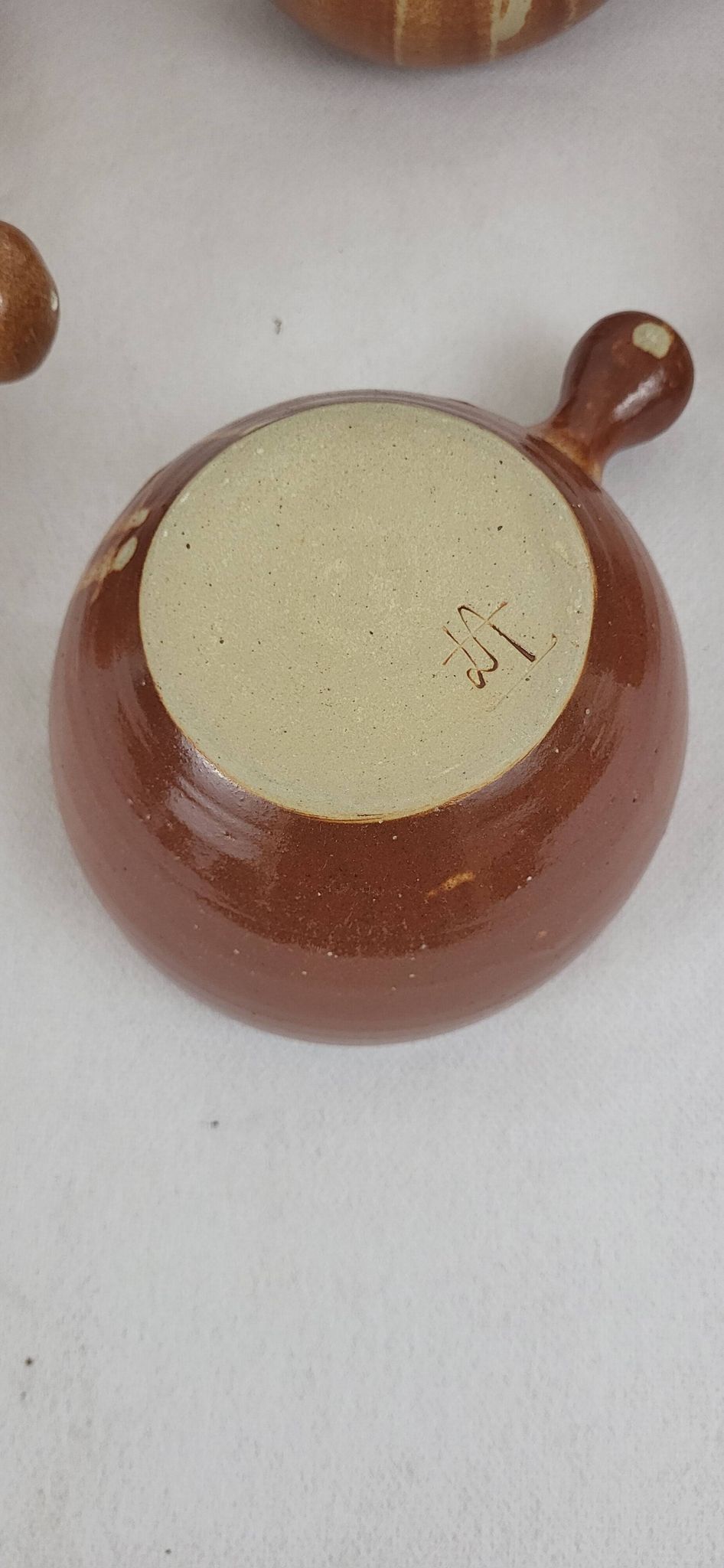 6 Puisaye stoneware bowls