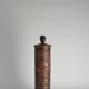Mid-Century Modern Aztec Motif Hand Tooled Leather Table Lamp
