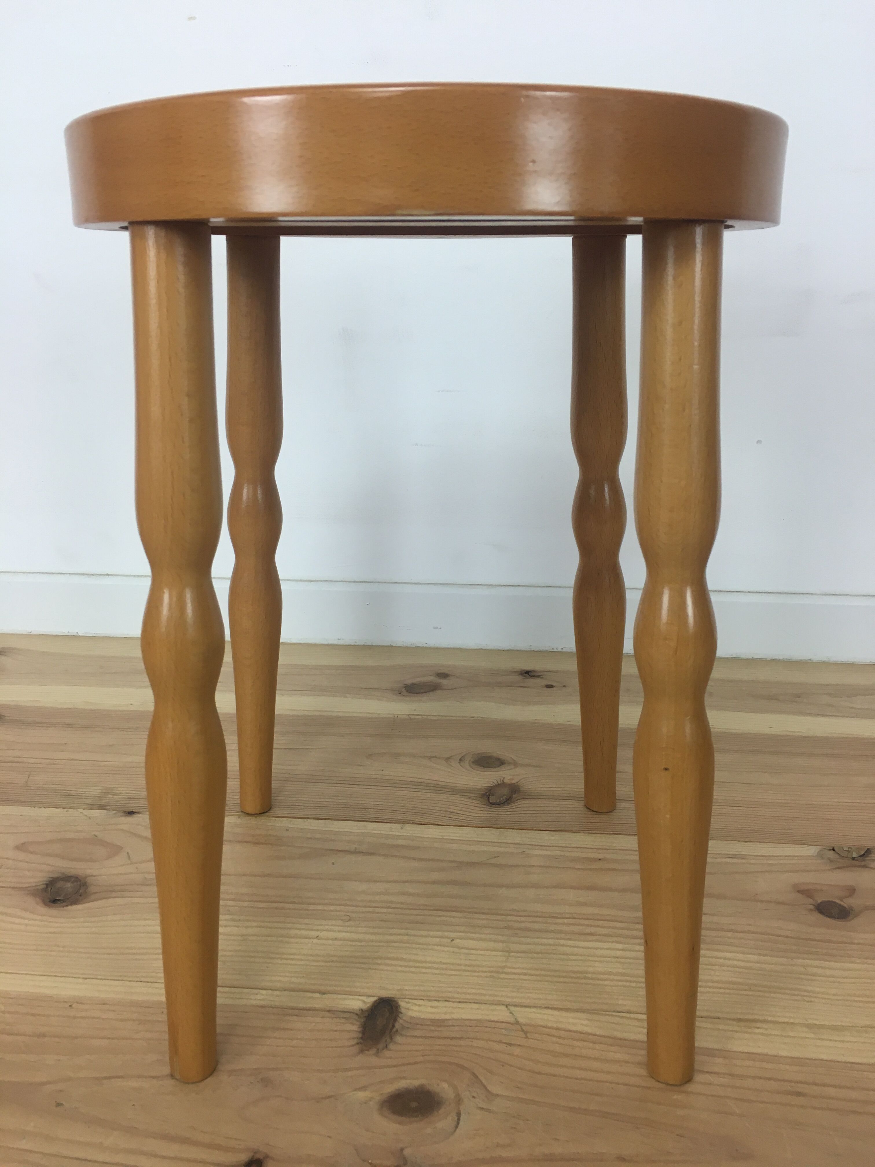 Baumann wooden bistro stool