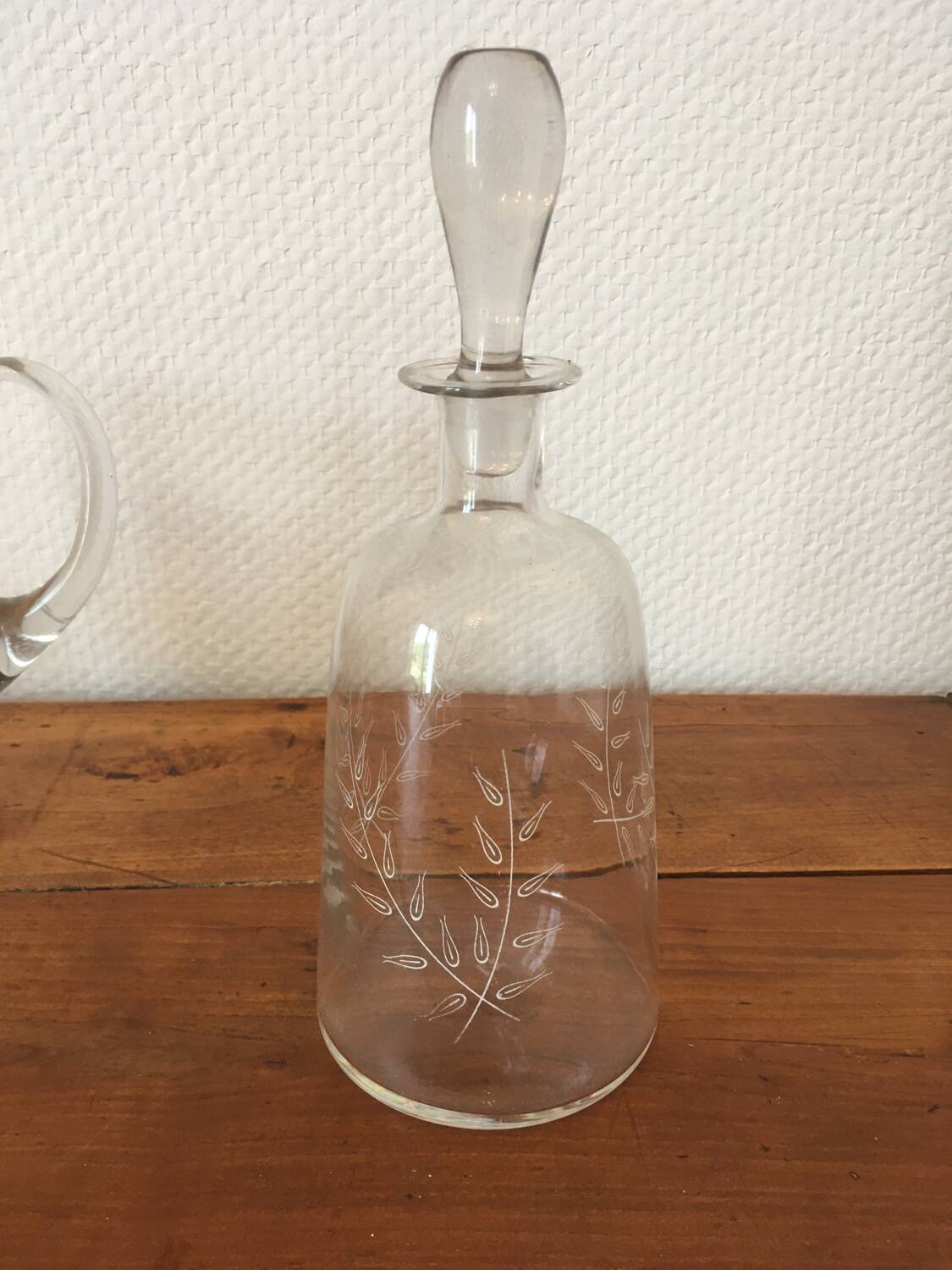 Crystal glass service.