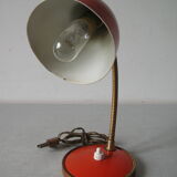 Old flexible articulated bedside desk lamp 1960s/70s in retro decorative metal
