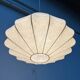 Modern mid-century Cocoon pendant lamp by Friedel Wauer for Goldkant Leuchten, Germany, 1960s.
