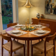 Table scandinave extensible en teck des années 60