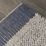 6x10 Rug For Living Room Soft Blue Beige Vintage Rug, 194x303Cm SK 34945