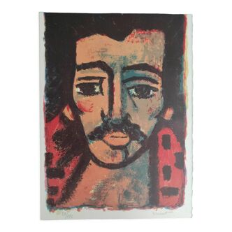 The Gypsy - Hand-signed lithograph - Roger Crusat - 89/175