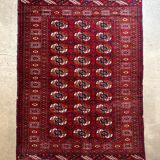 Bukhara carpet in wool and silk, 30 boxes ☐ 145 x 103 cm