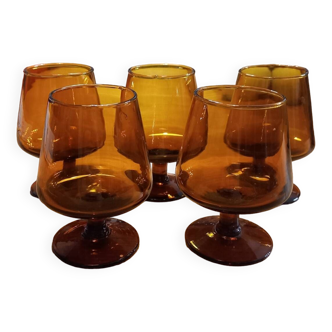 Set of 5 liquor glasses