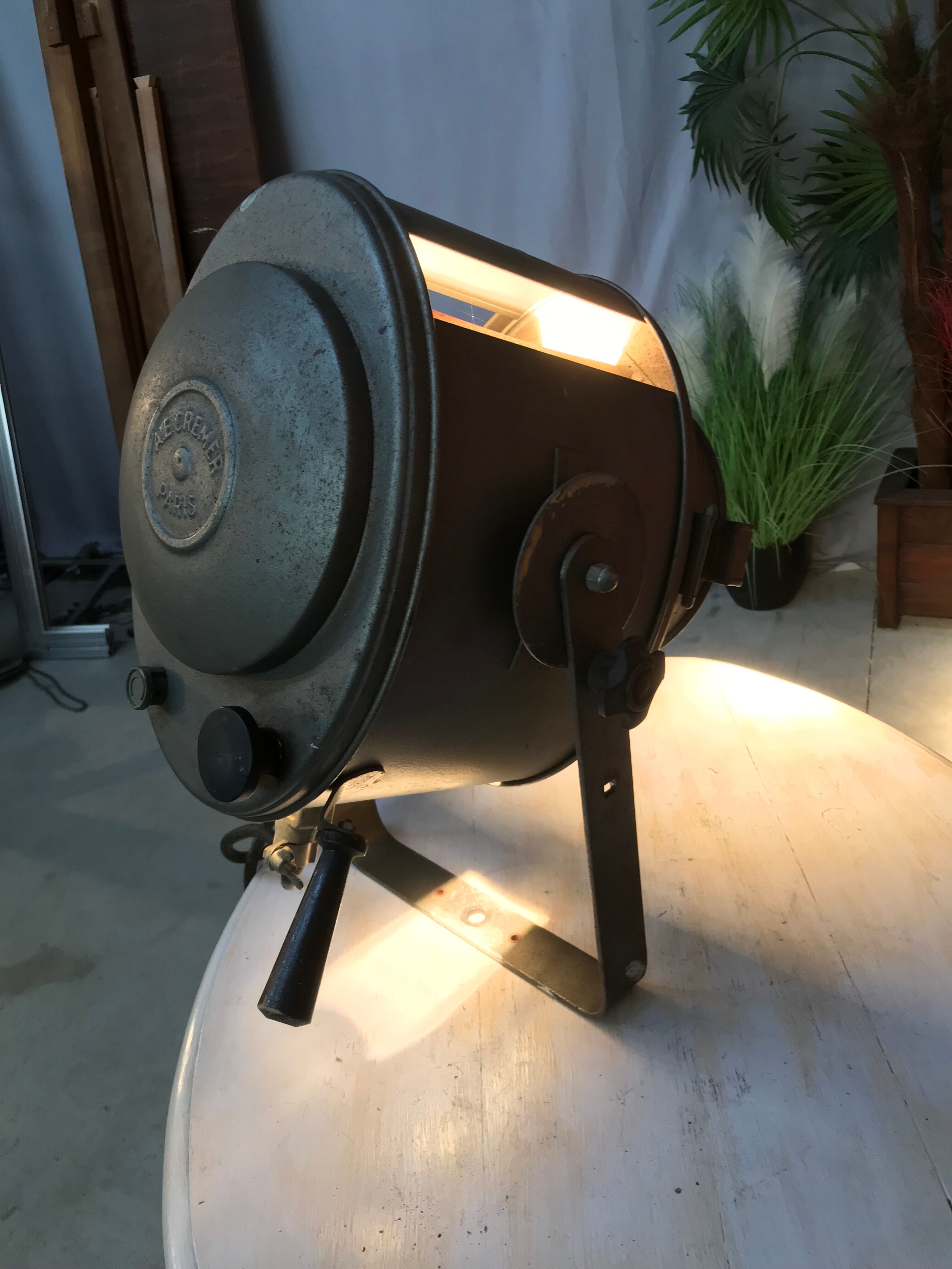 Old cinema projector "a.e. cremer"