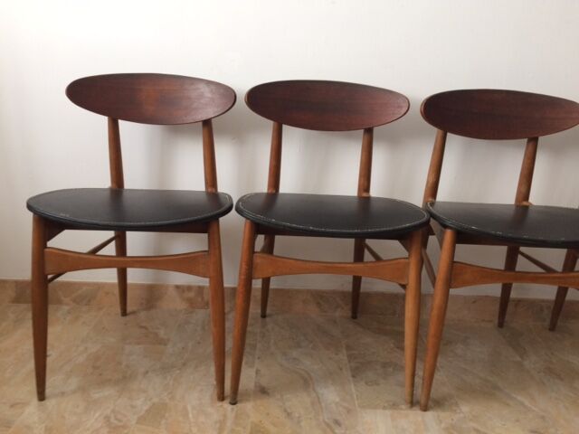 4 Scandinavian chairs 1950