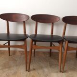 4 Scandinavian chairs 1950