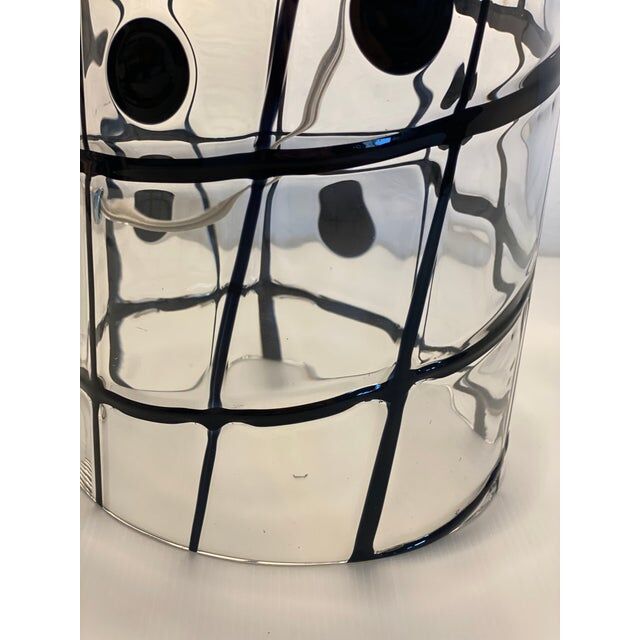 Contemporary Murano glass table lamp