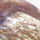 Art Deco ball vase signed Legras, acid-etched glass paste Vine decoration