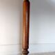 Mahogany side table with turned legs, antique, 19th century.