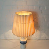 Scandinavian table lamp in Royal Copenhagen earthenware for Fog & Morup, Lampshade Le Klint