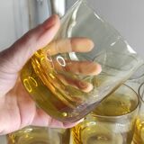 Verres ambré vintage