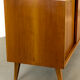 Midcentury Walnut Sideboard with sliding doors and drawers, 1950s