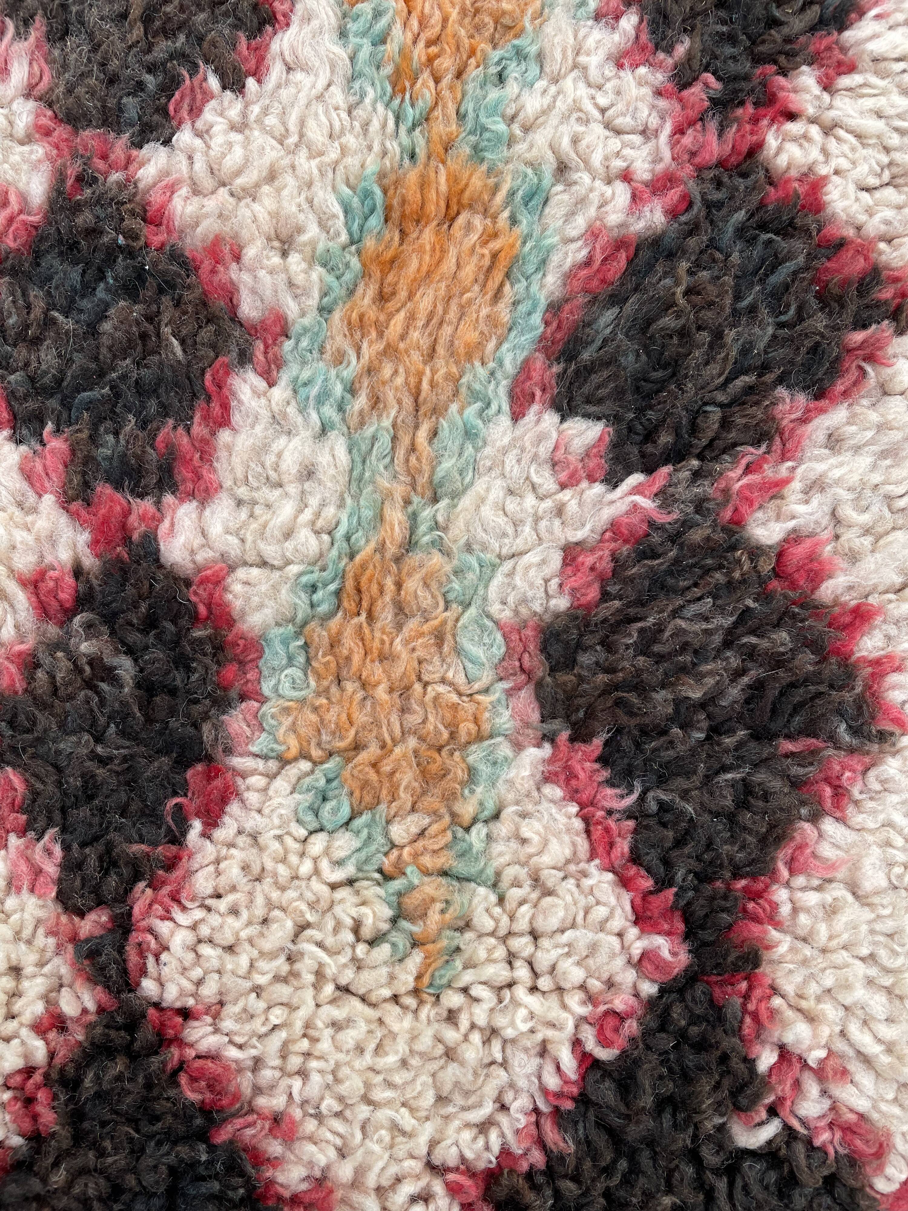 Vintage azilal corridor carpet