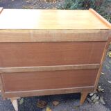 Vintage light oak dresser 1960