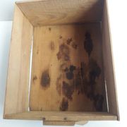Caisse bois laiterie Charentes