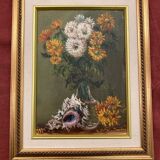 Oil on canvas bouquet