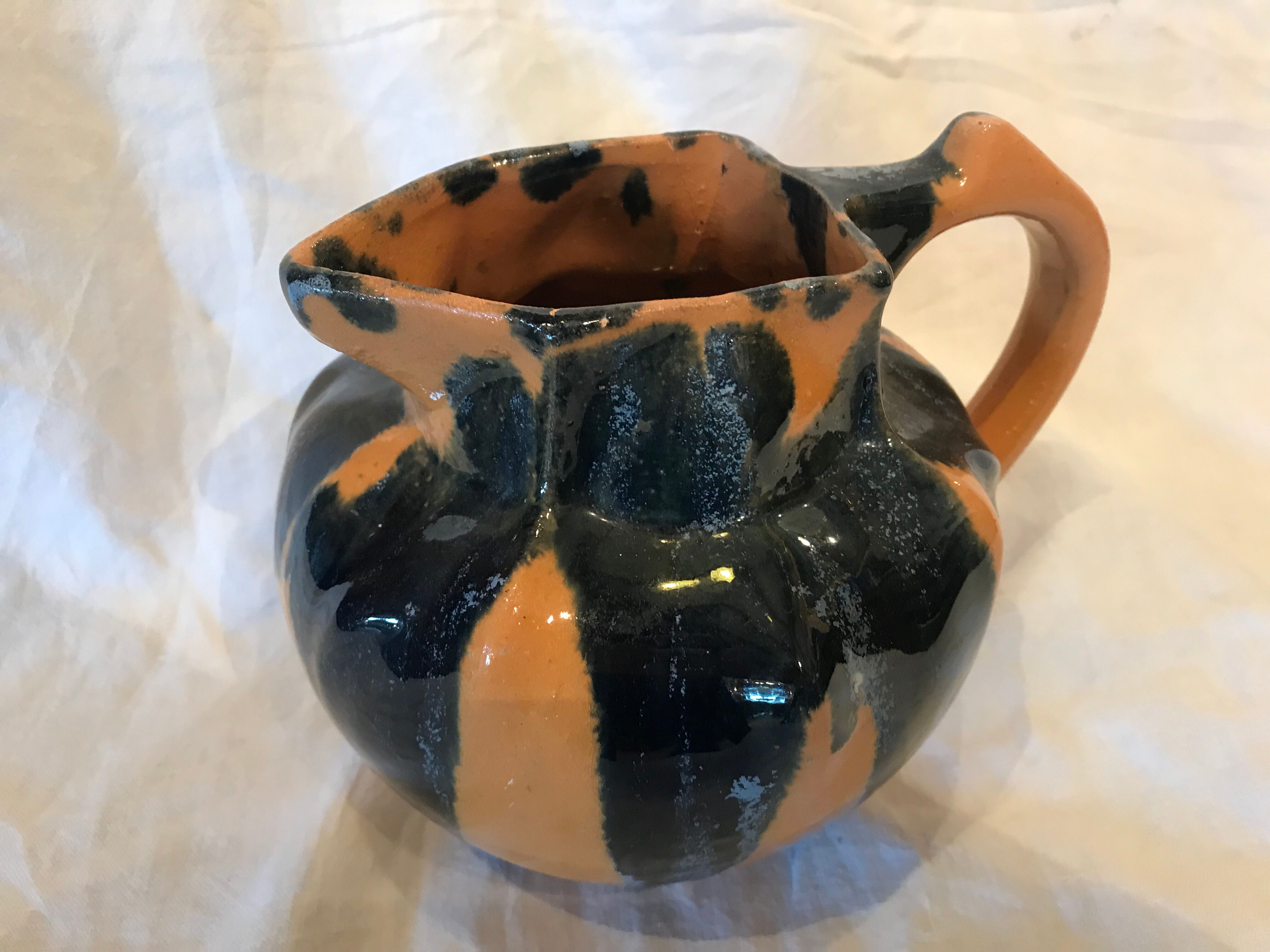 Melon vintage pitcher