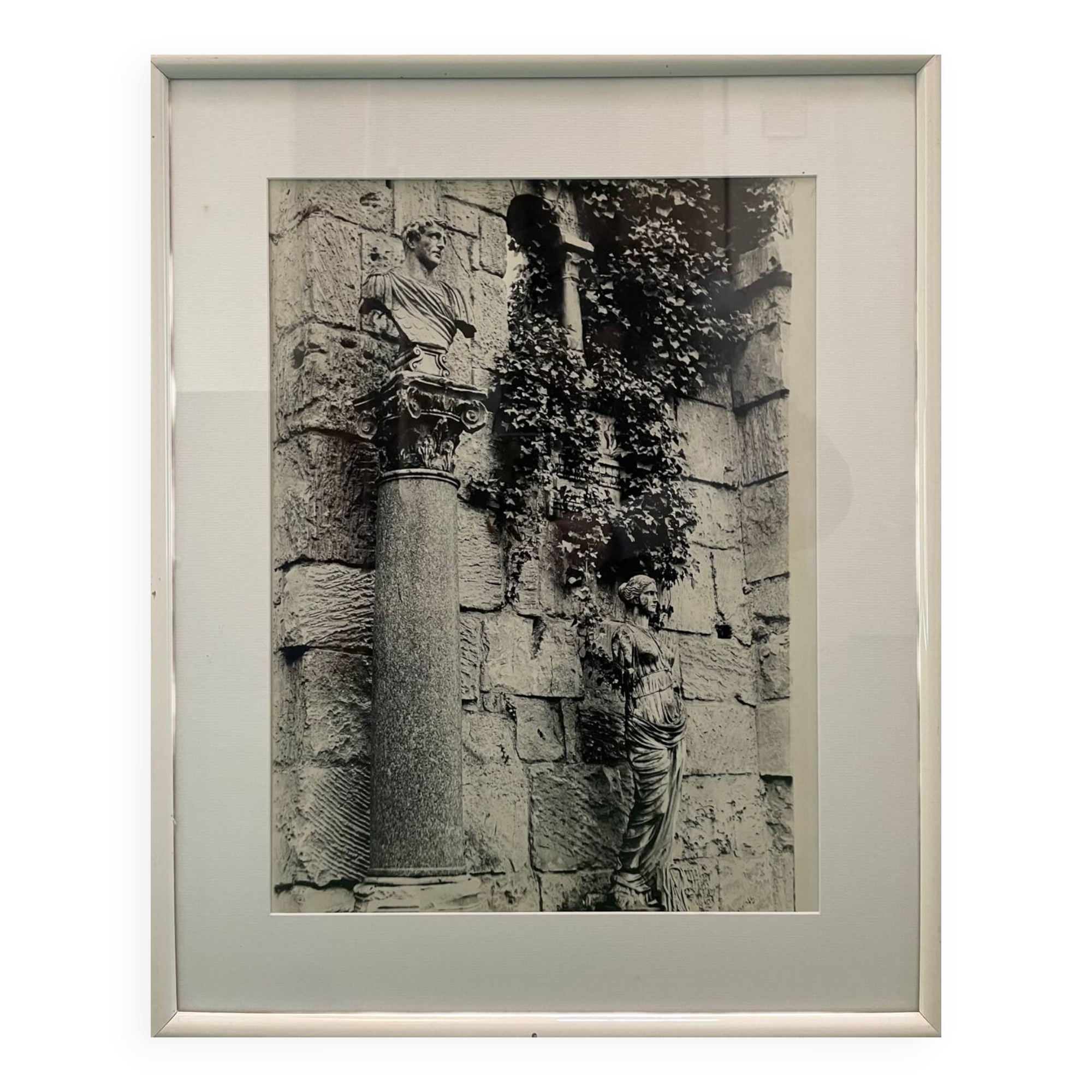 Large black and white silver photograph from the 20th century