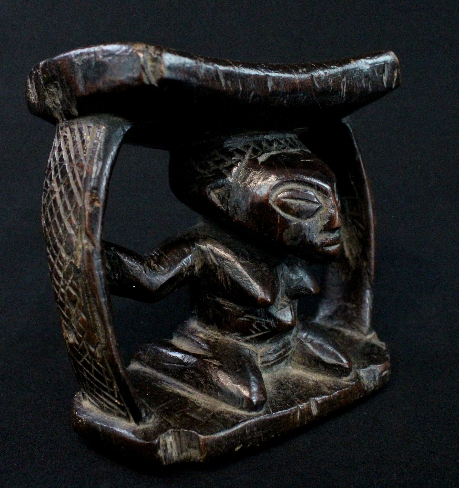 Former neck support ethnic Luba Democratic Republic of Congo