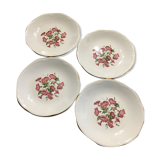 4 old flat plates in Gien porcelain